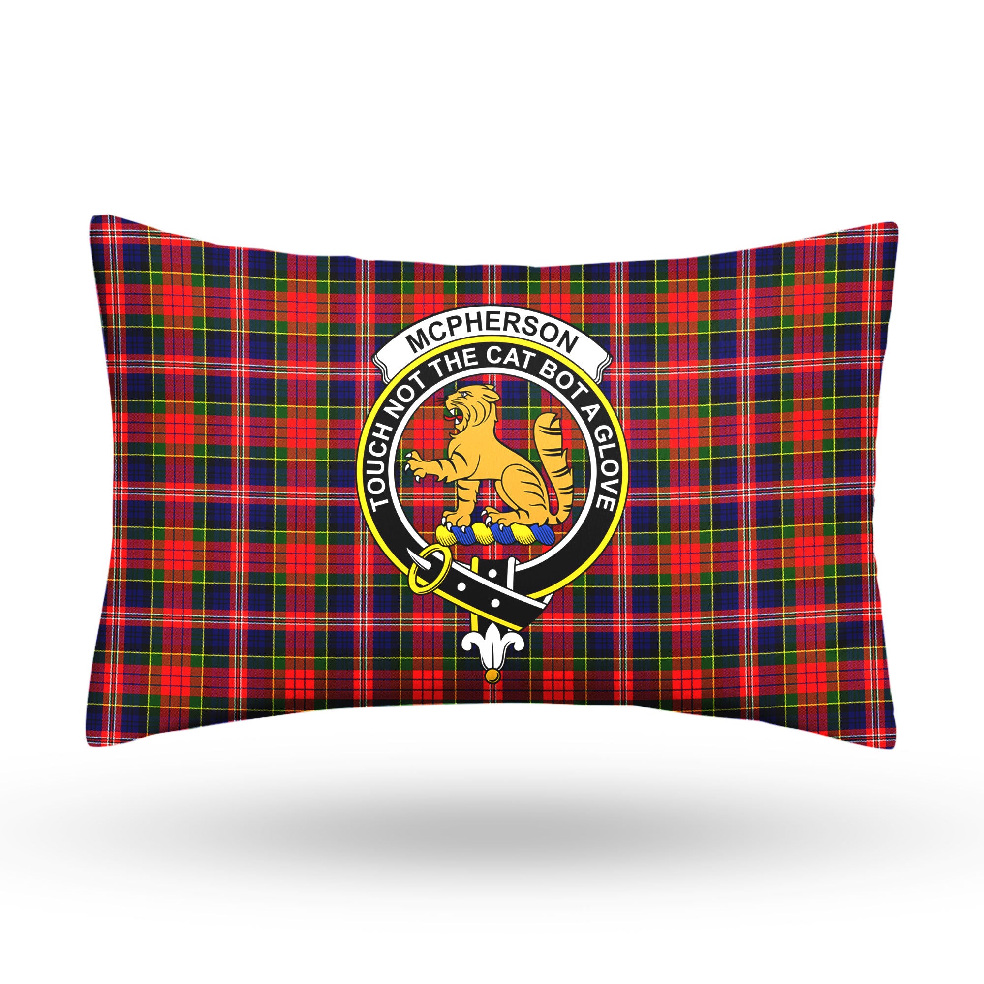 McPherson Modern Tartan Crest Pillow Cover