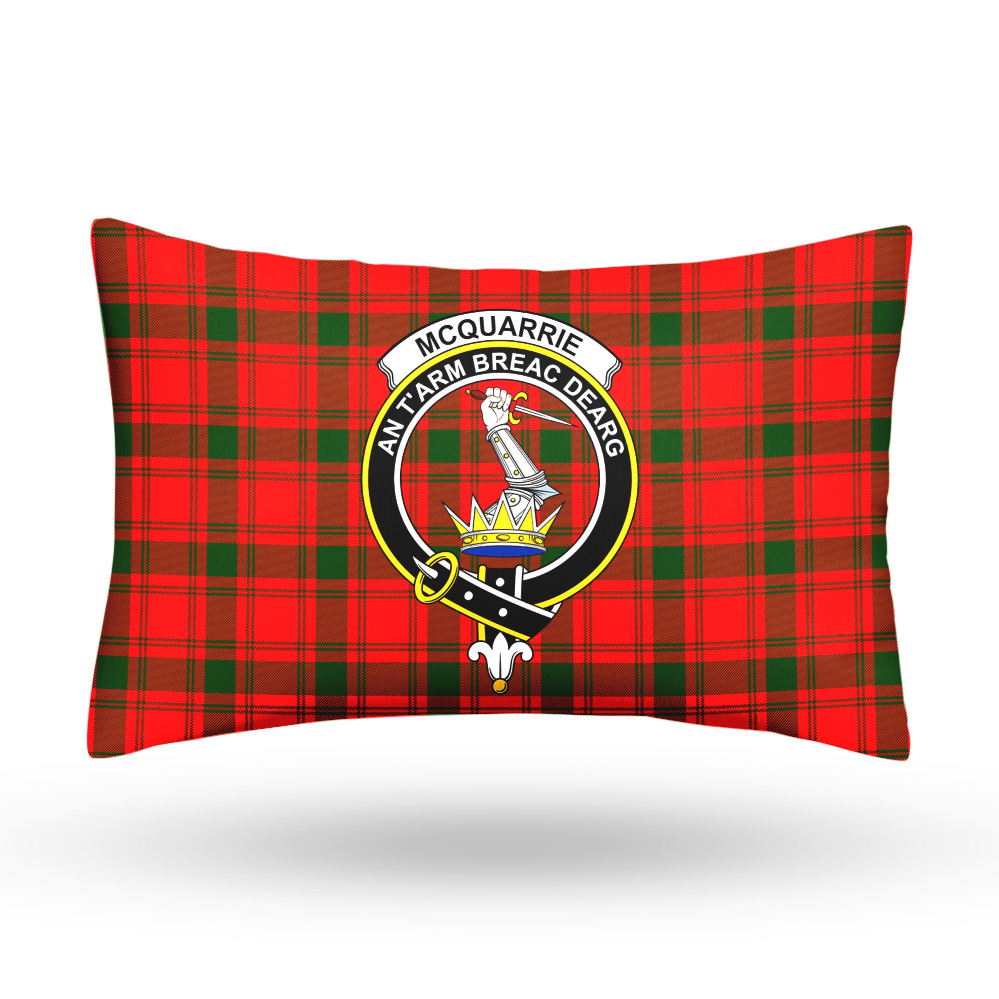 McQuarrie Tartan Crest Pillow Cover