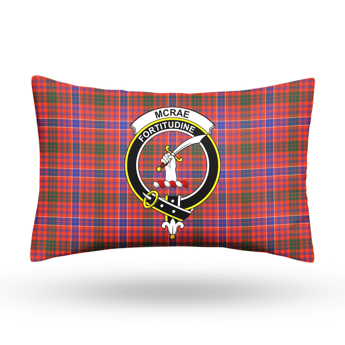 McRae Ancient Tartan Crest Pillow Cover