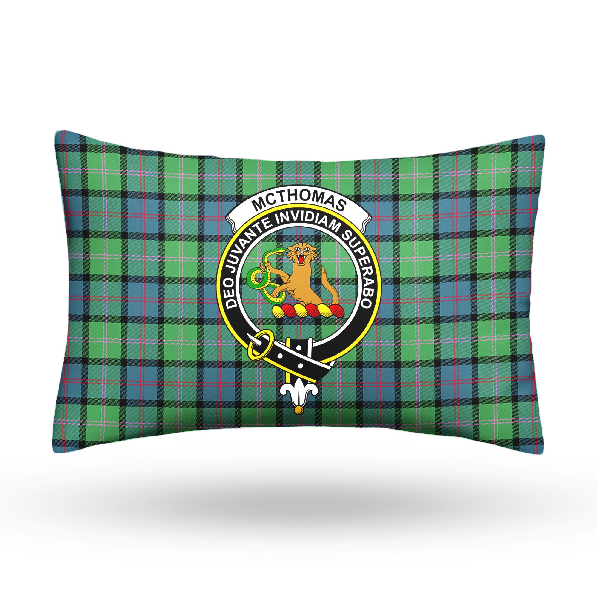 McThomas Ancient Tartan Crest Pillow Cover