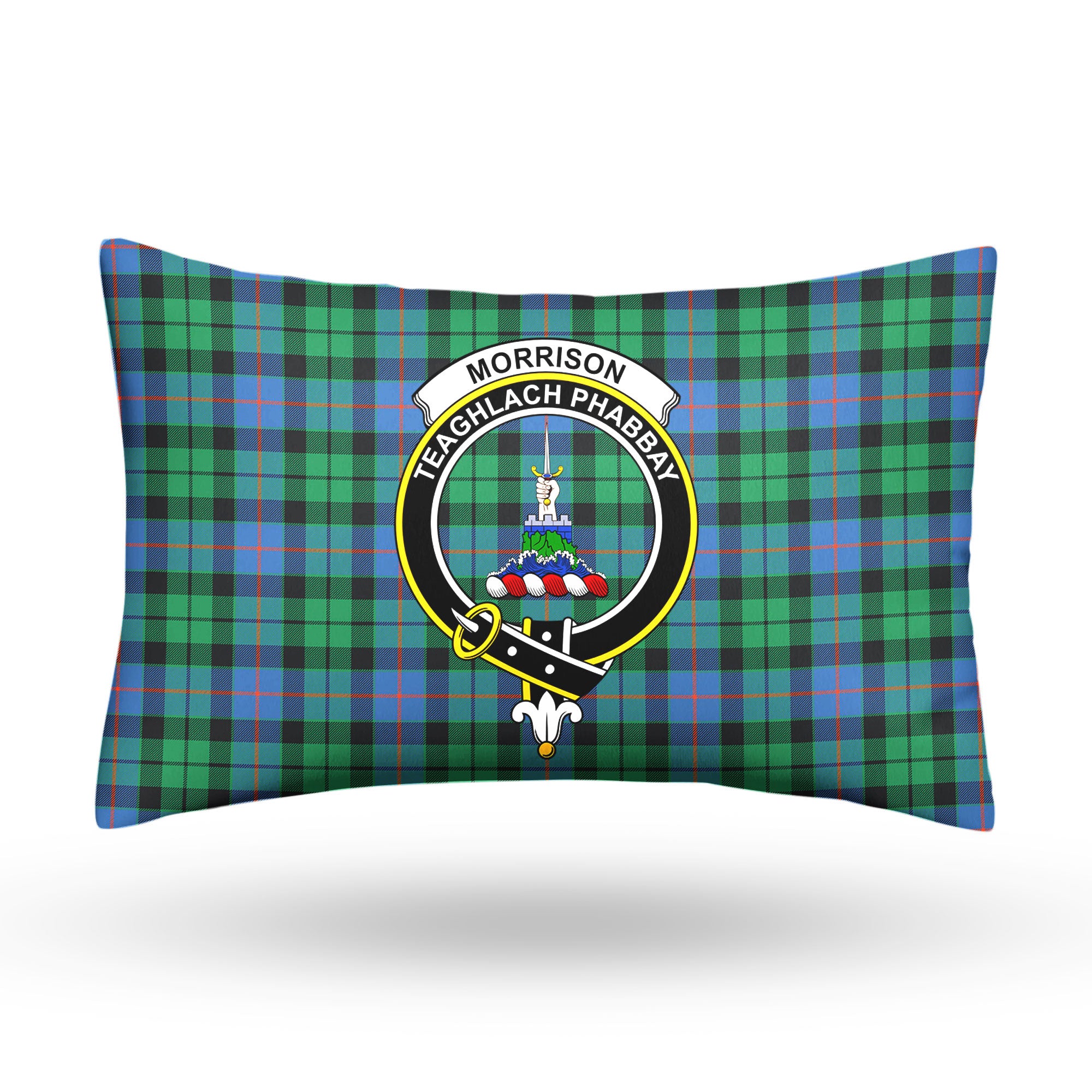 Morrison Ancient Tartan Crest Pillow Cover