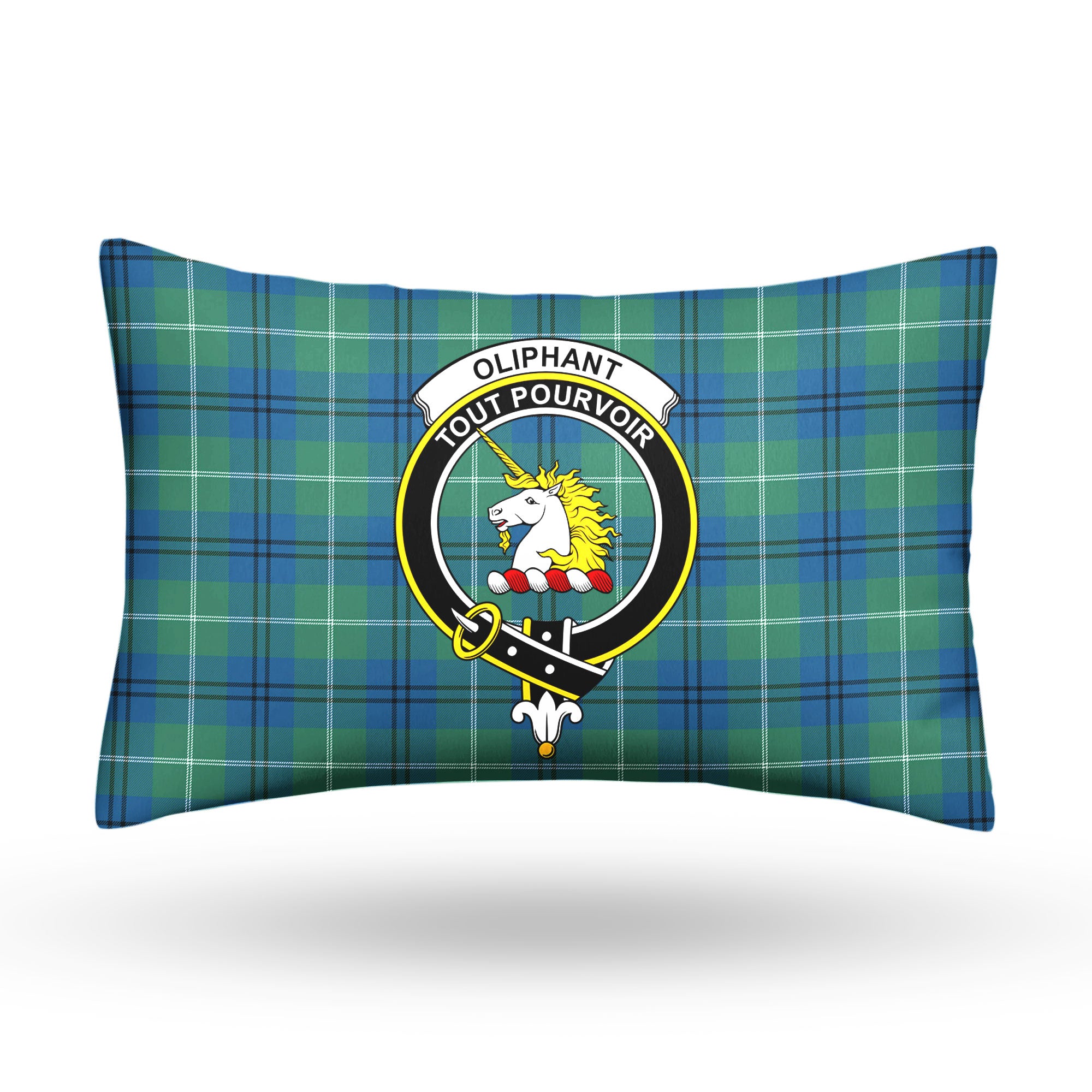 Oliphant Ancient Tartan Crest Pillow Cover