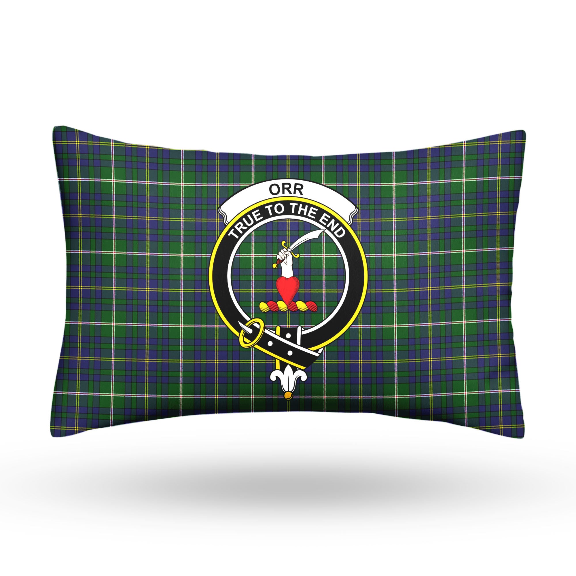 Orr Tartan Crest Pillow Cover