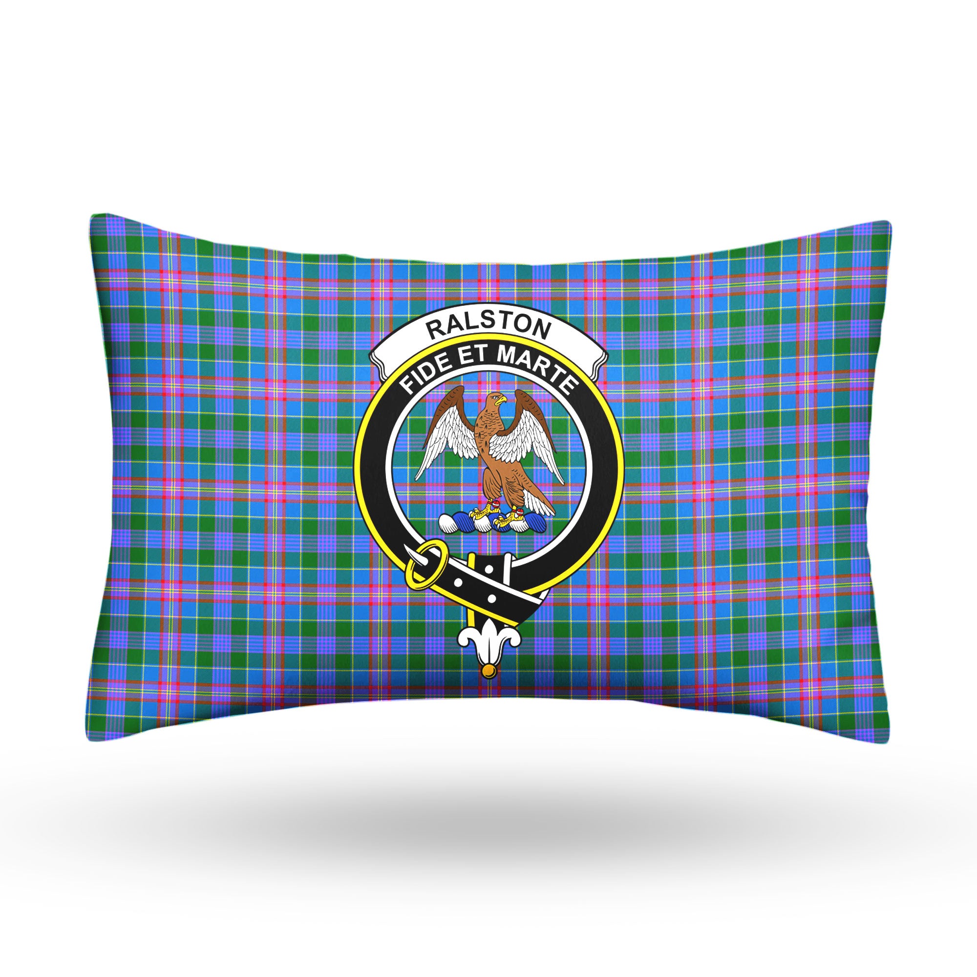 Ralston Tartan Crest Pillow Cover