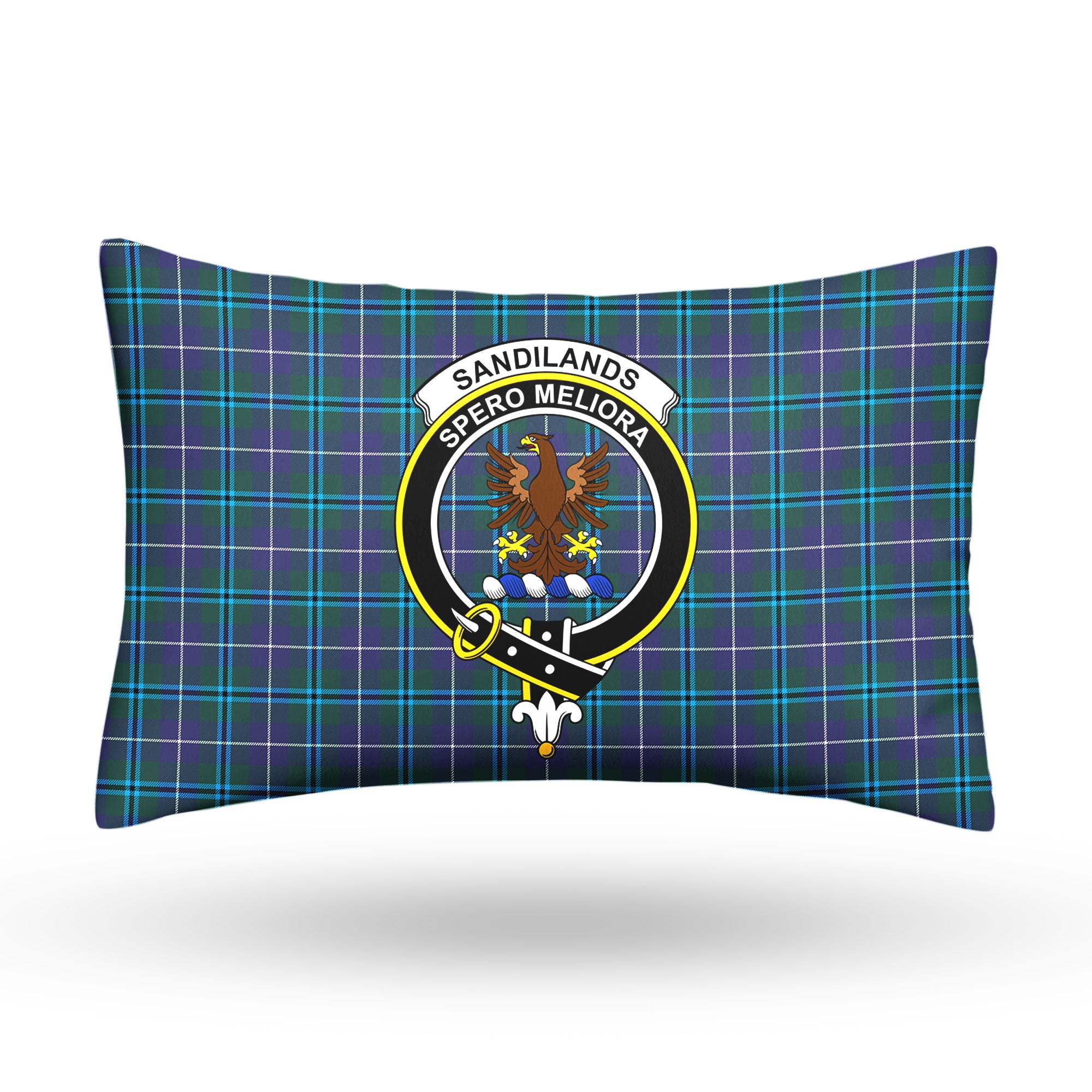 Sandilands Tartan Crest Pillow Cover