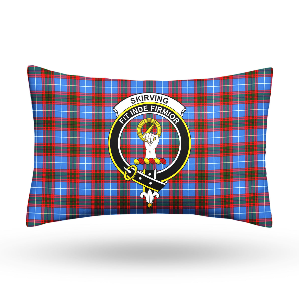 Skirving Tartan Crest Pillow Cover