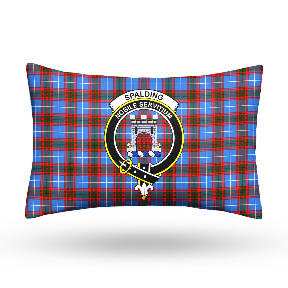 Spalding Tartan Crest Pillow Cover