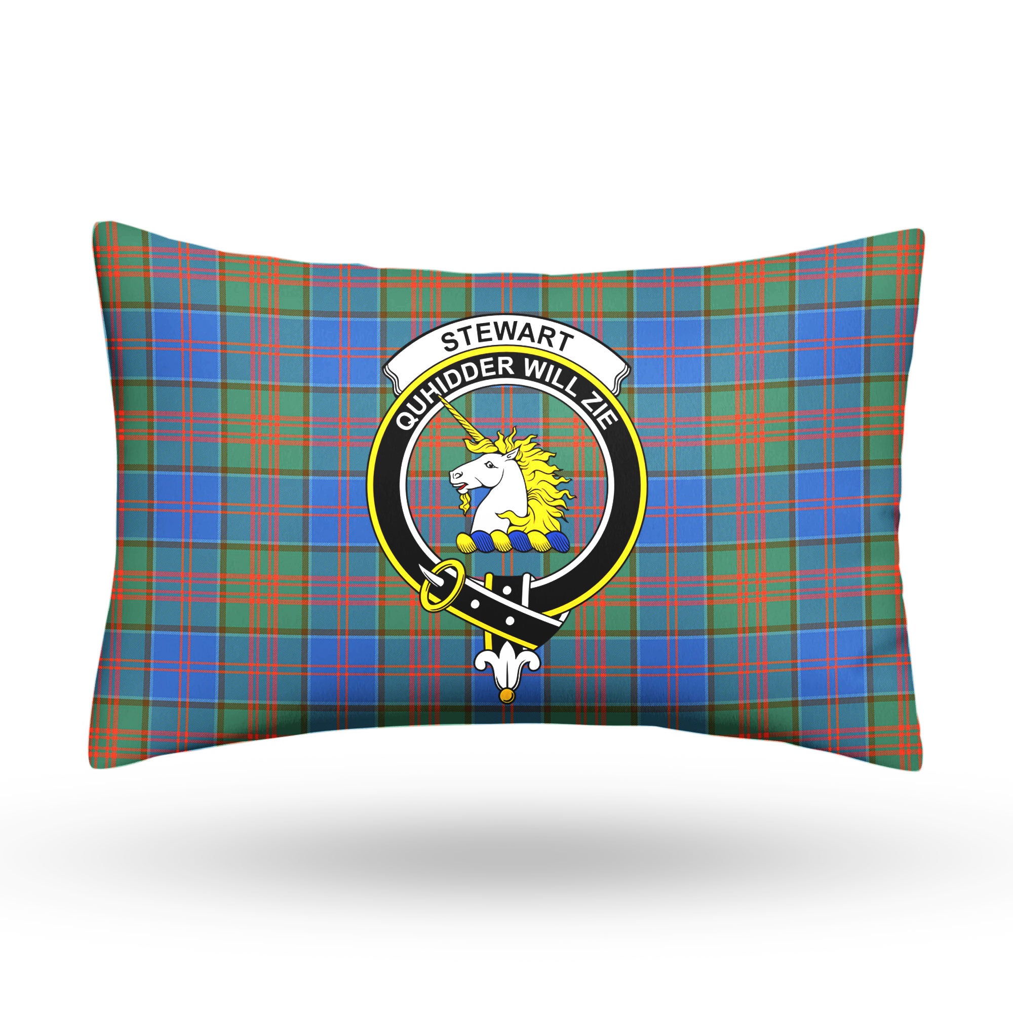 Stewart of Appin Hunting Ancient Tartan Crest Pillow Cover