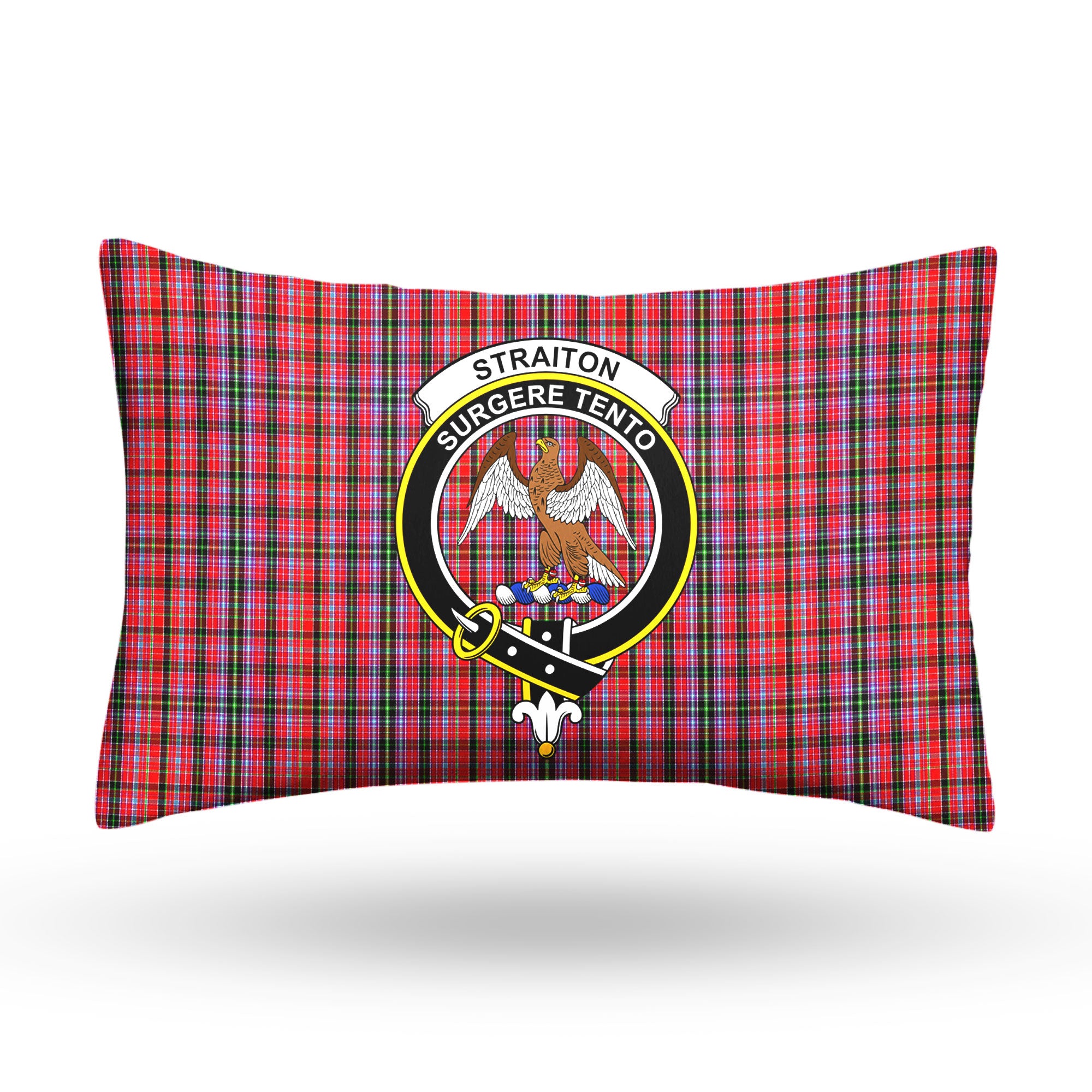 Straiton Tartan Crest Pillow Cover