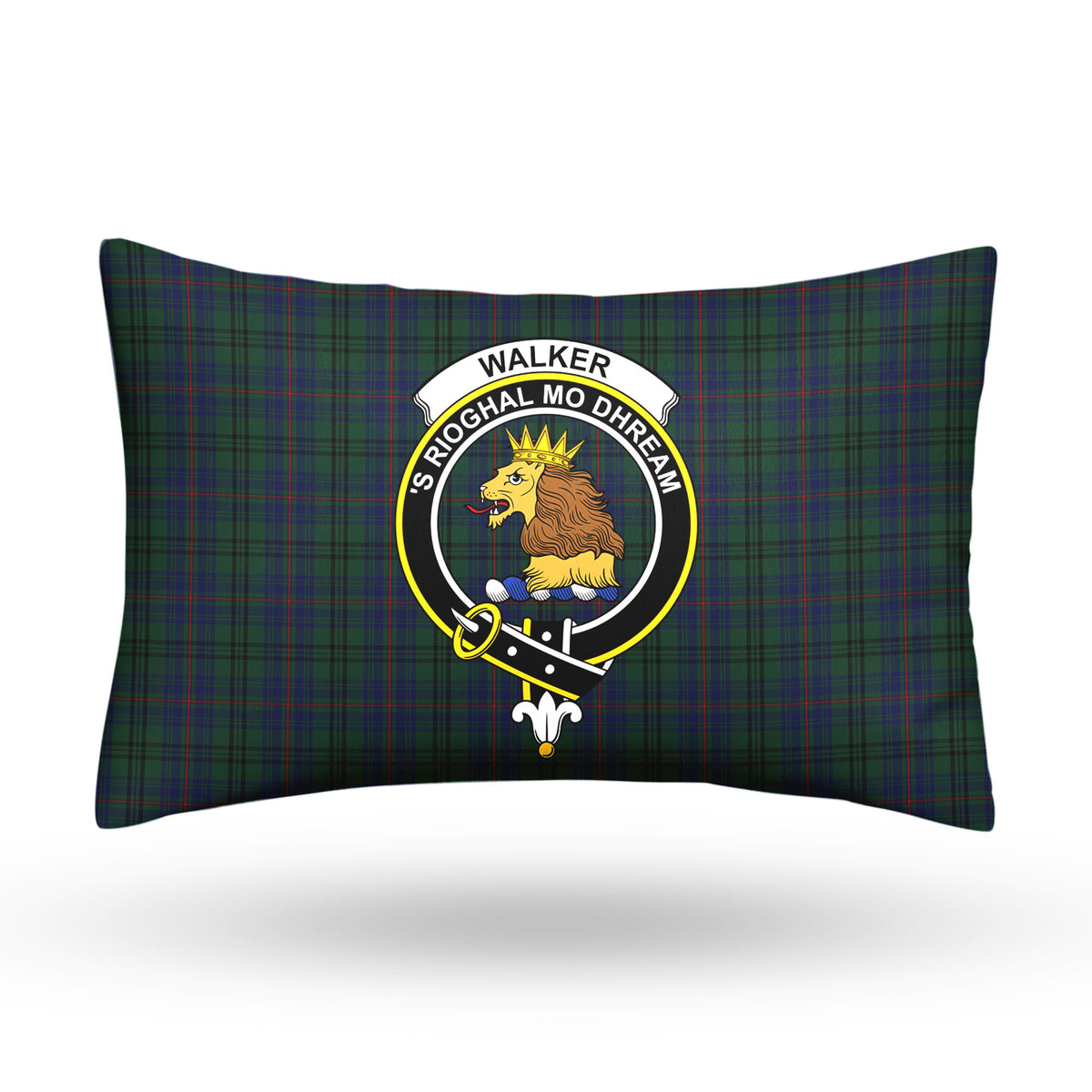 Walker Hunting Tartan Crest Pillow Cover