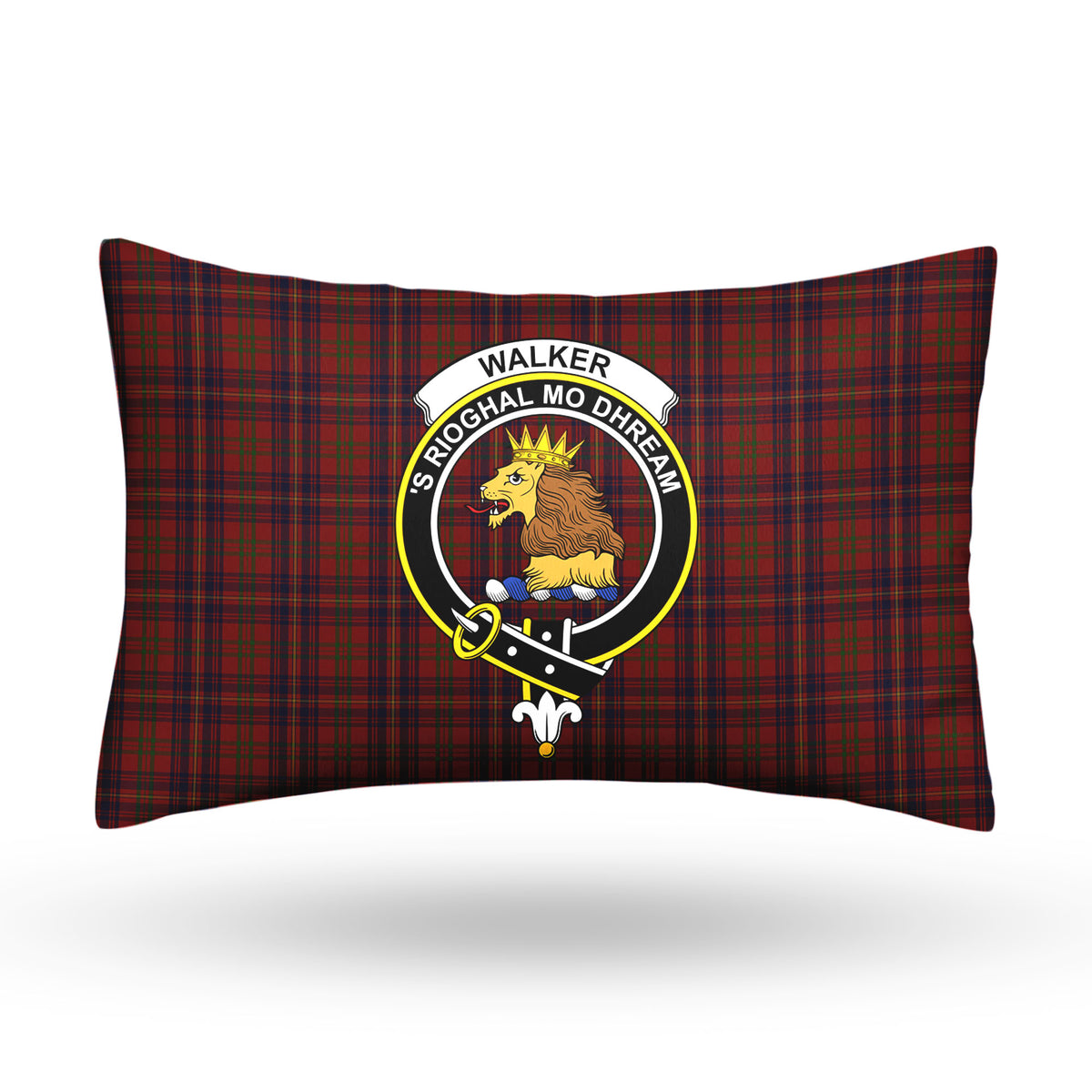 Walker Tartan Crest Pillow Cover