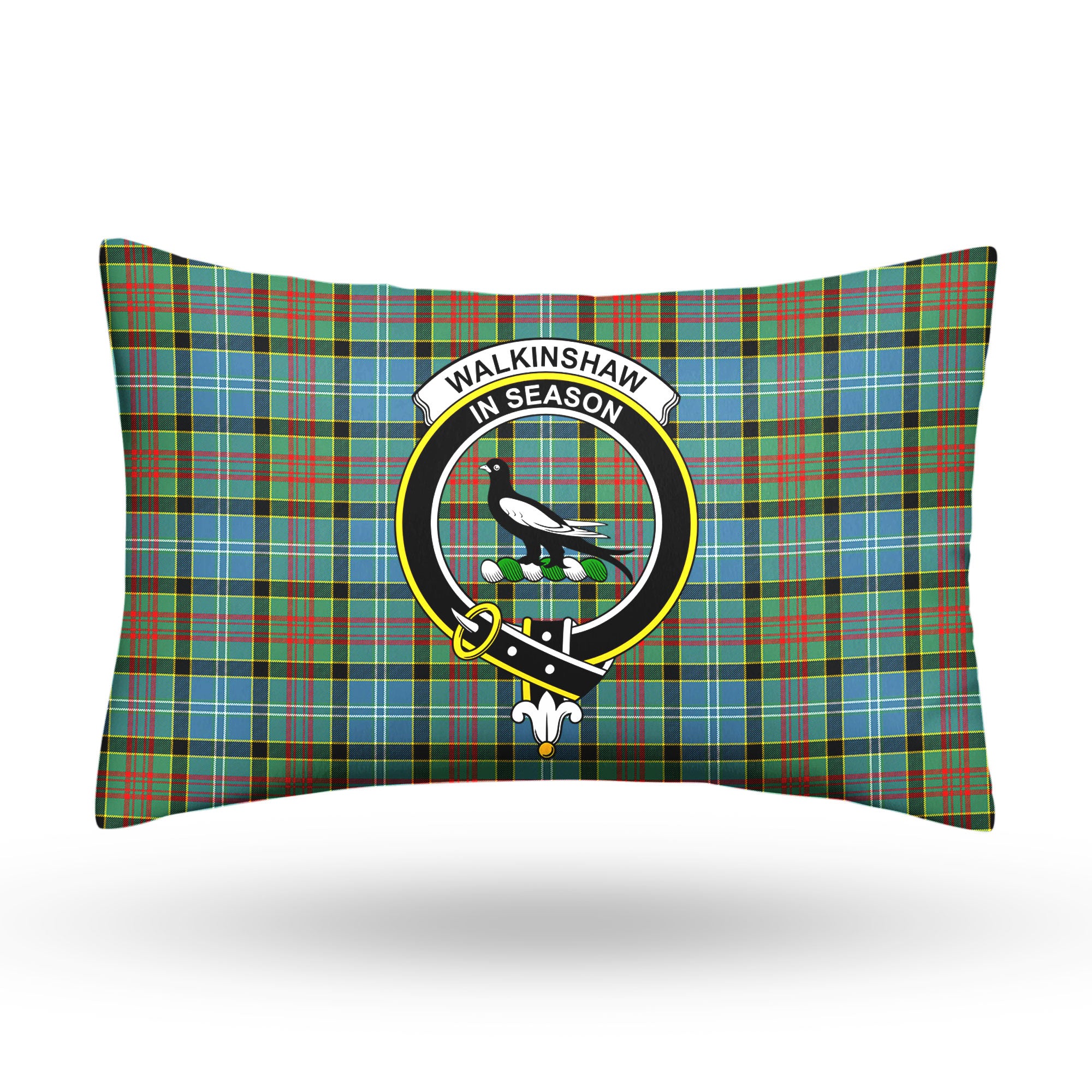 Walkinshaw Tartan Crest Pillow Cover