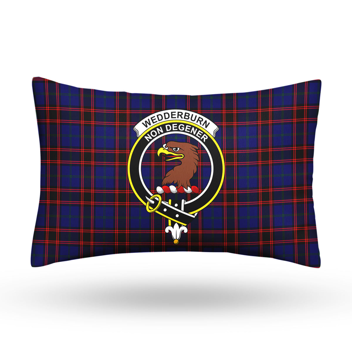 Wedderburn Tartan Crest Pillow Cover