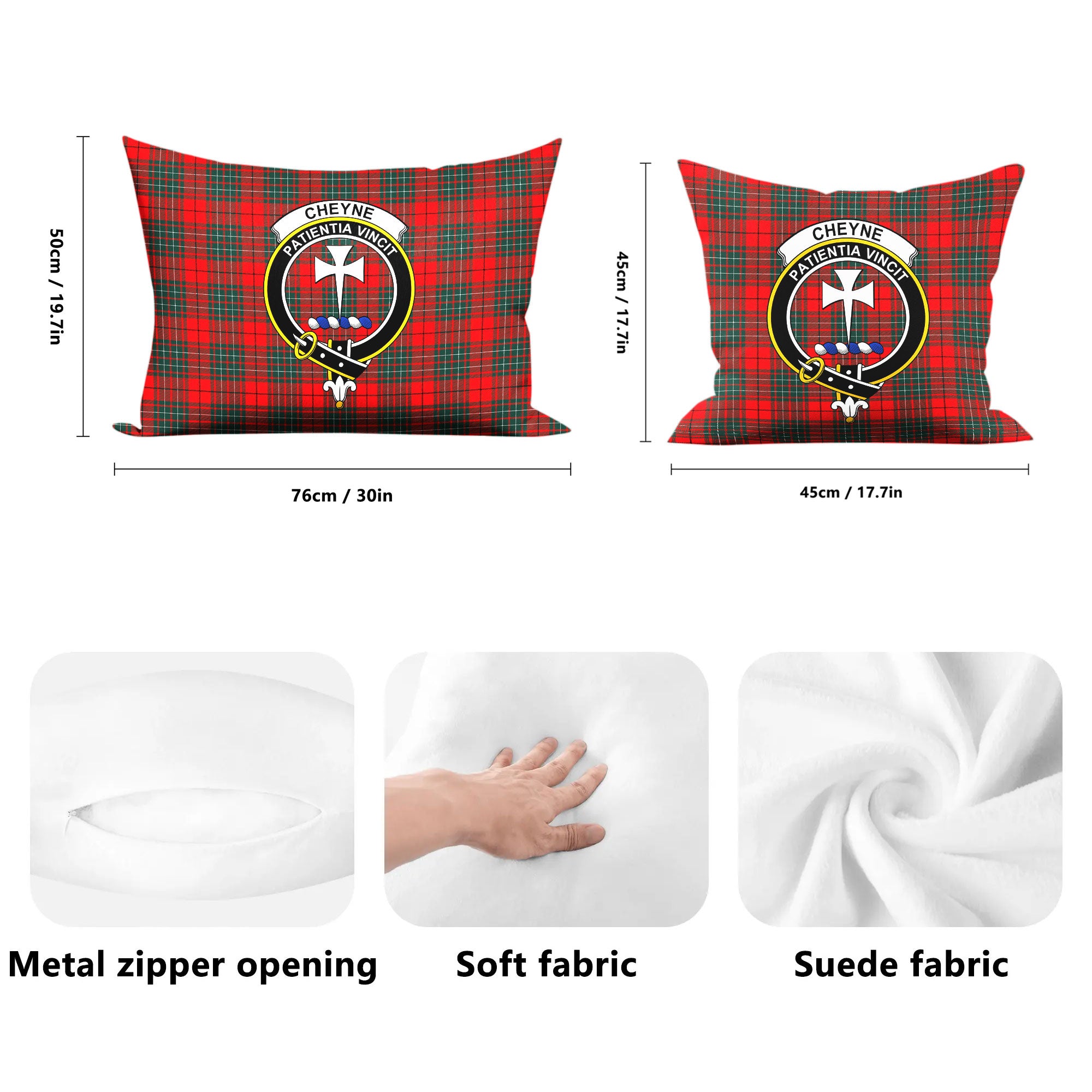 Cheyne Tartan Crest Pillow Cover