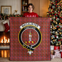 MacAlister Modern Tartan Crest Quilt