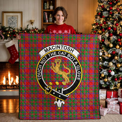 MacIntosh Modern Tartan Crest Quilt