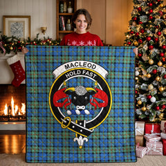 MacLeod of Harris Ancient Tartan Crest Quilt