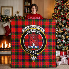 MacNaughten Tartan Crest Quilt
