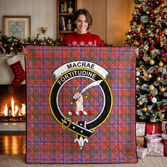 MacRae Ancient Tartan Crest Quilt