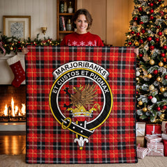 Marjoribanks Tartan Crest Quilt