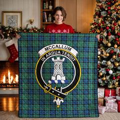 McCallum Ancient Tartan Crest Quilt