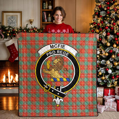McFie Ancient Tartan Crest Quilt
