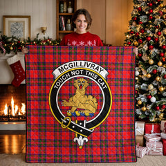 McGillivray Modern Tartan Crest Quilt