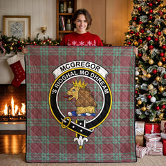 McGregor Hunting Ancient Tartan Crest Quilt