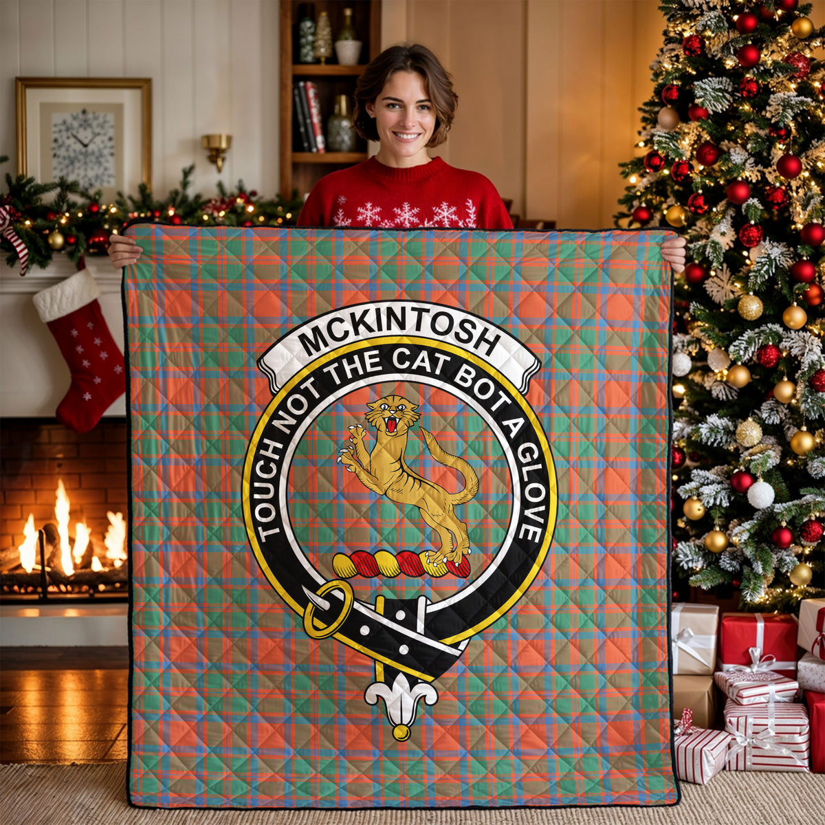 McKintosh Ancient Tartan Crest Quilt