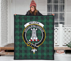 McLean Hunting Ancient Tartan Crest Quilt