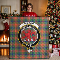 Wilson Ancient Tartan Crest Quilt