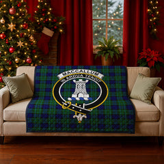 MacCallum Modern Tartan Crest Quilt