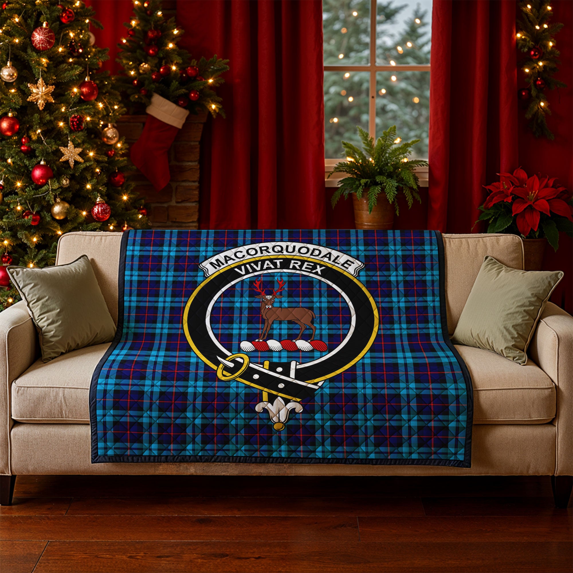 MacCorquodale Tartan Crest Quilt