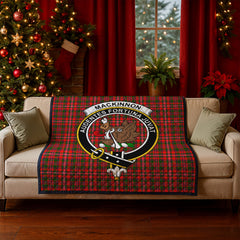 MacKinnon Modern Tartan Crest Quilt