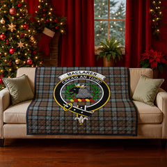 MacLaren Weathered Tartan Crest Quilt