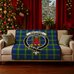 Maitland Tartan Crest Quilt