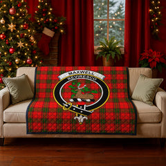 Maxwell Modern Tartan Crest Quilt