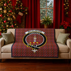 McAlister Modern Tartan Crest Quilt