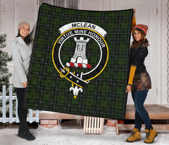 McLean Hunting Tartan Crest Quilt