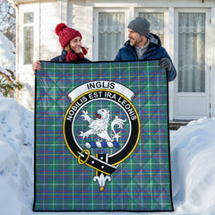 Inglis Ancient Tartan Crest Quilt