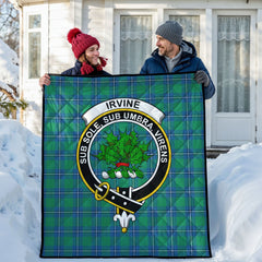 Irvine Ancient Tartan Crest Quilt