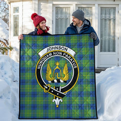 Johnson Ancient Tartan Crest Quilt