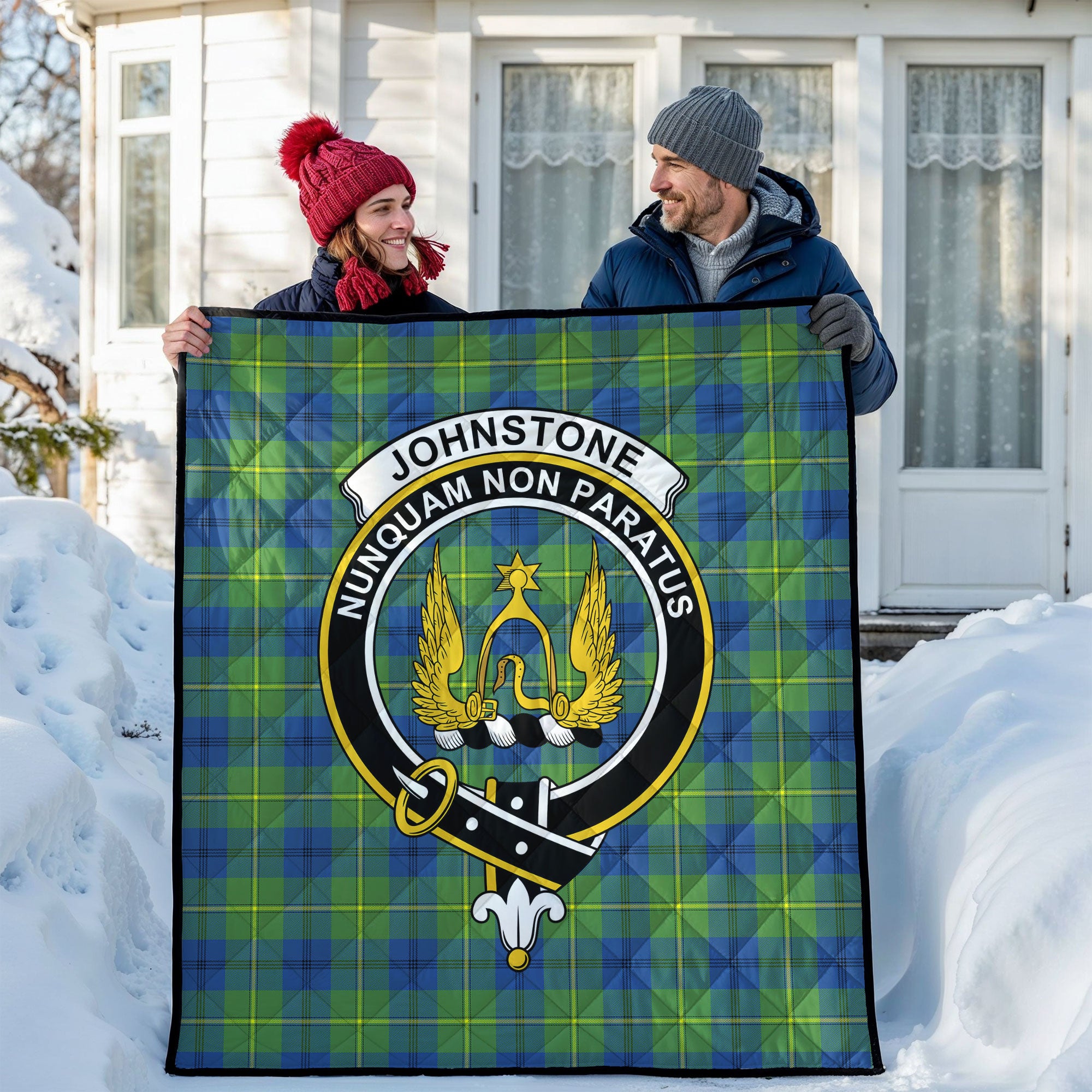 Johnstone Ancient Tartan Crest Quilt
