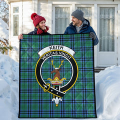 Keith Ancient Tartan Crest Quilt