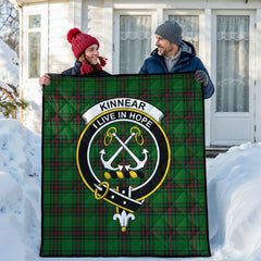 Kinnear Tartan Crest Quilt