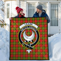 Leask Tartan Crest Quilt