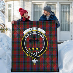 Leith Tartan Crest Quilt