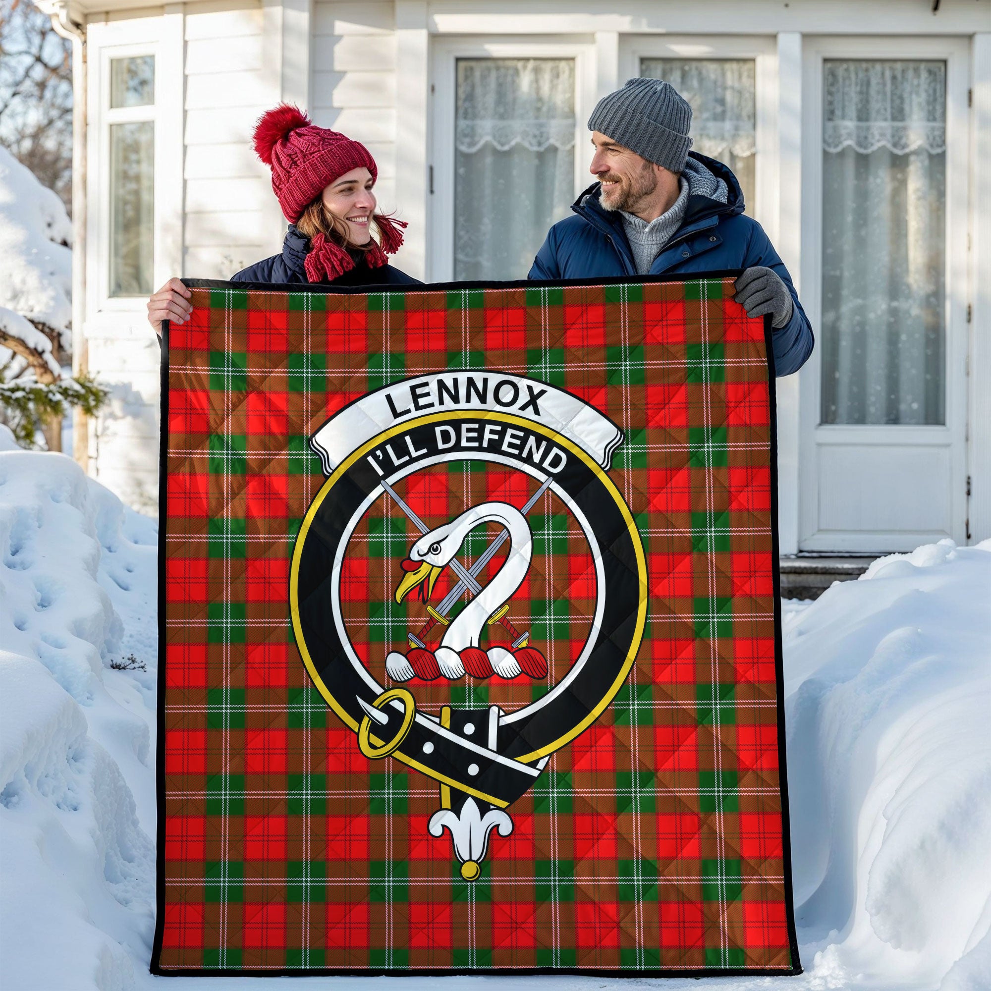Lennox Tartan Crest Quilt