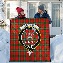 Lennox (Lennox Kincaid) Tartan Crest Quilt