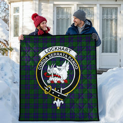 Lockhart Modern Tartan Crest Quilt